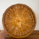 Vintage wicker basket or paper bin