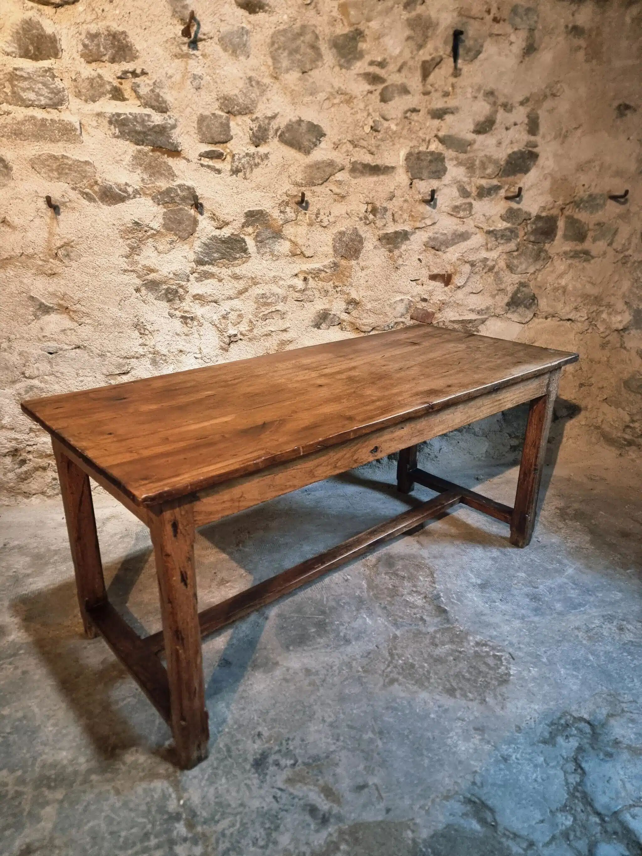 Antique French dining table, 18th century