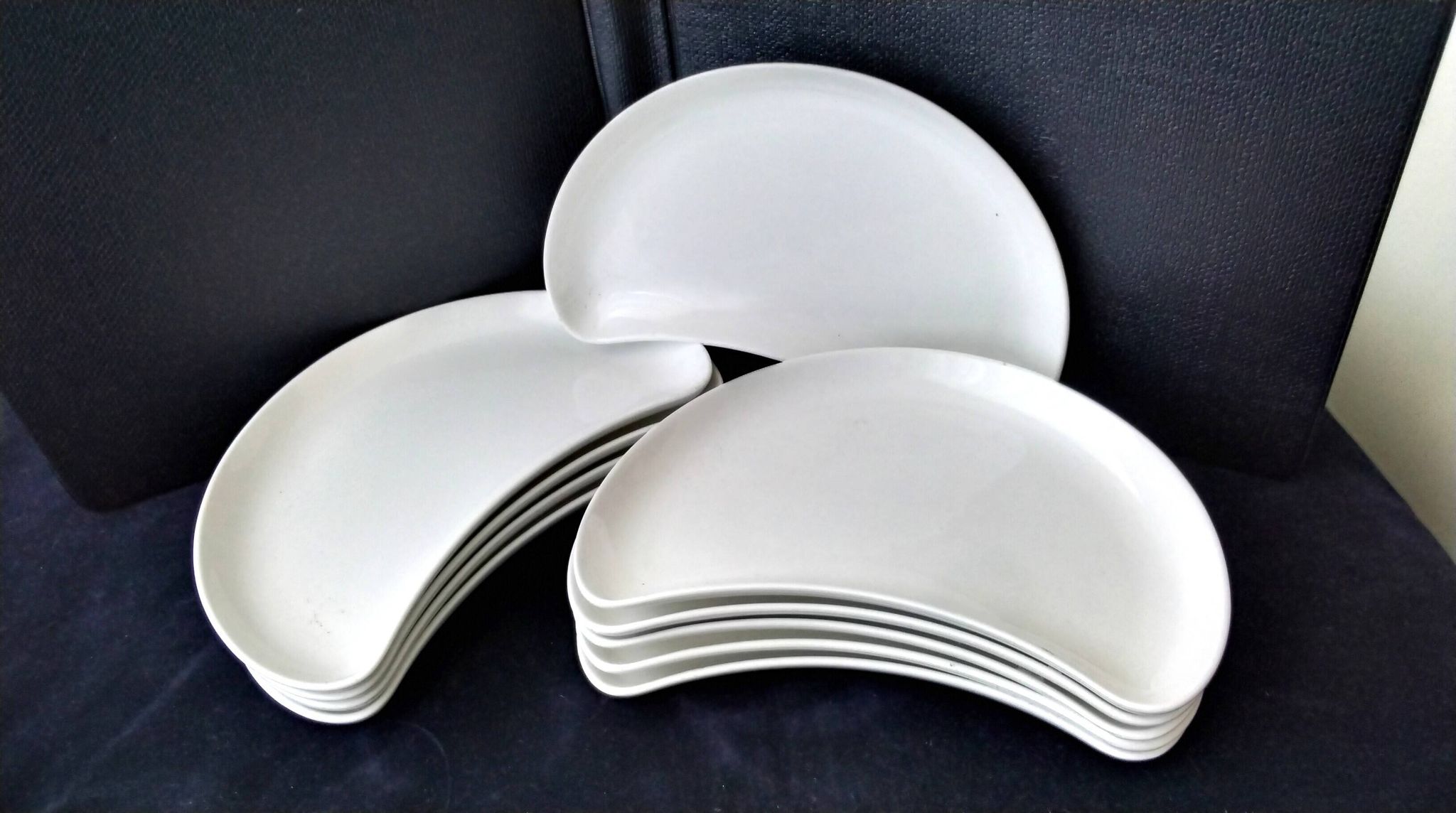 10 assiettes à salade en porcelaine Rak