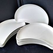 10 assiettes à salade en porcelaine Rak