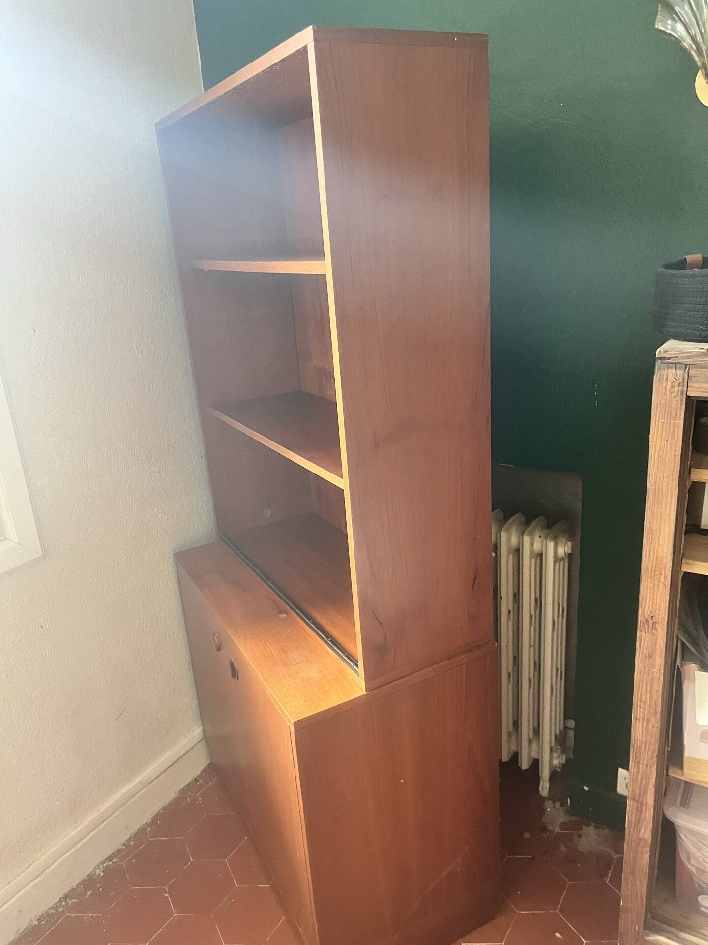 Buffet / Bibliothèque vintage scandinave années 70