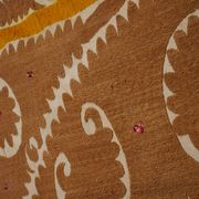 Tapis turc vintage noué à la main 132x135 cm