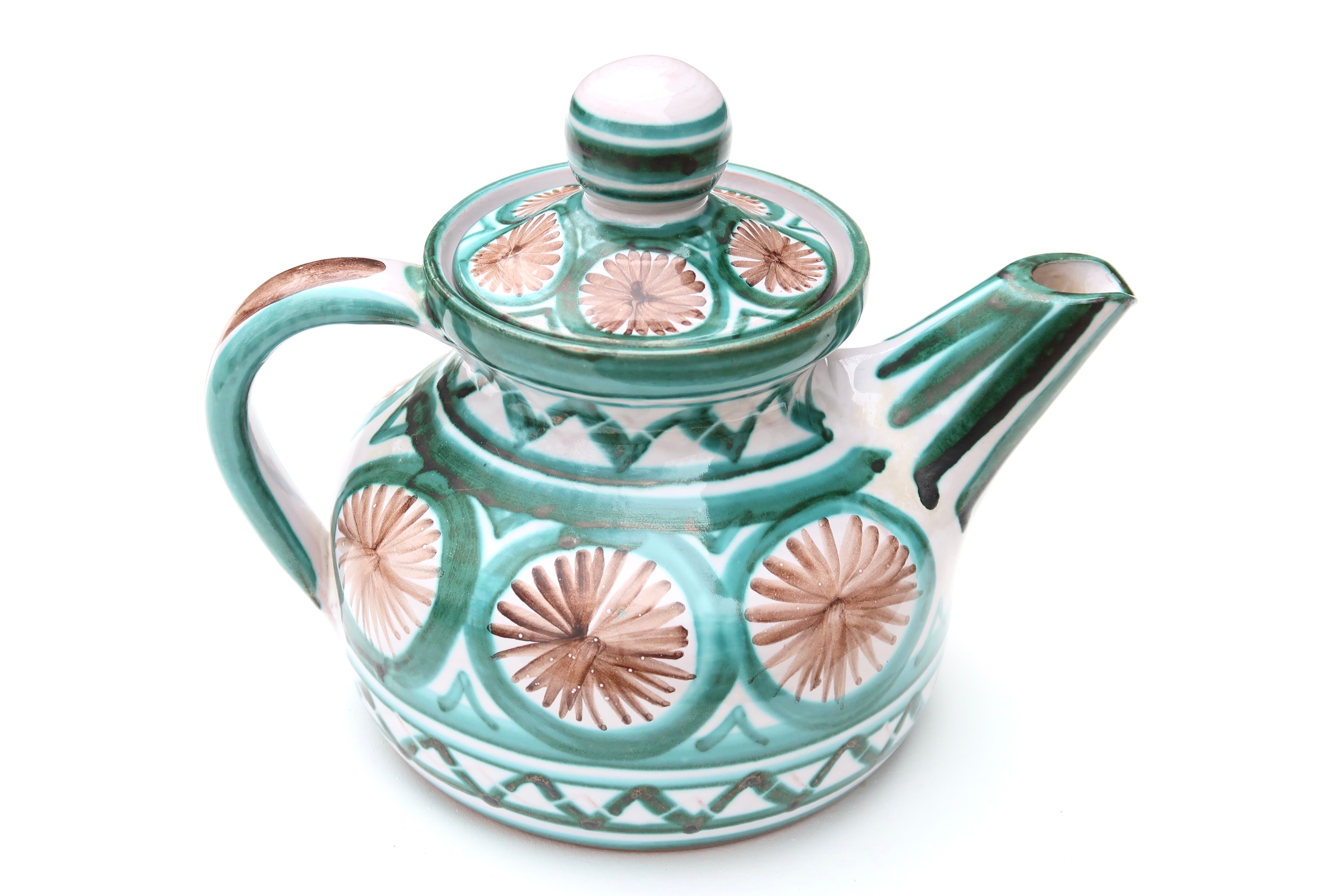 Ceramic teapot by Robert Picault, Vallauris