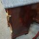 Empire mahogany bedside table