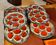 Set of six Pornic oyster plates