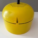 Yellow hanging lamp by Arnold Berges for Staff Leuchten, 70's interior