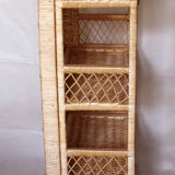 Rattan shelf