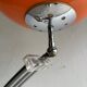 Lampadaire arc orange, design Italien 1970