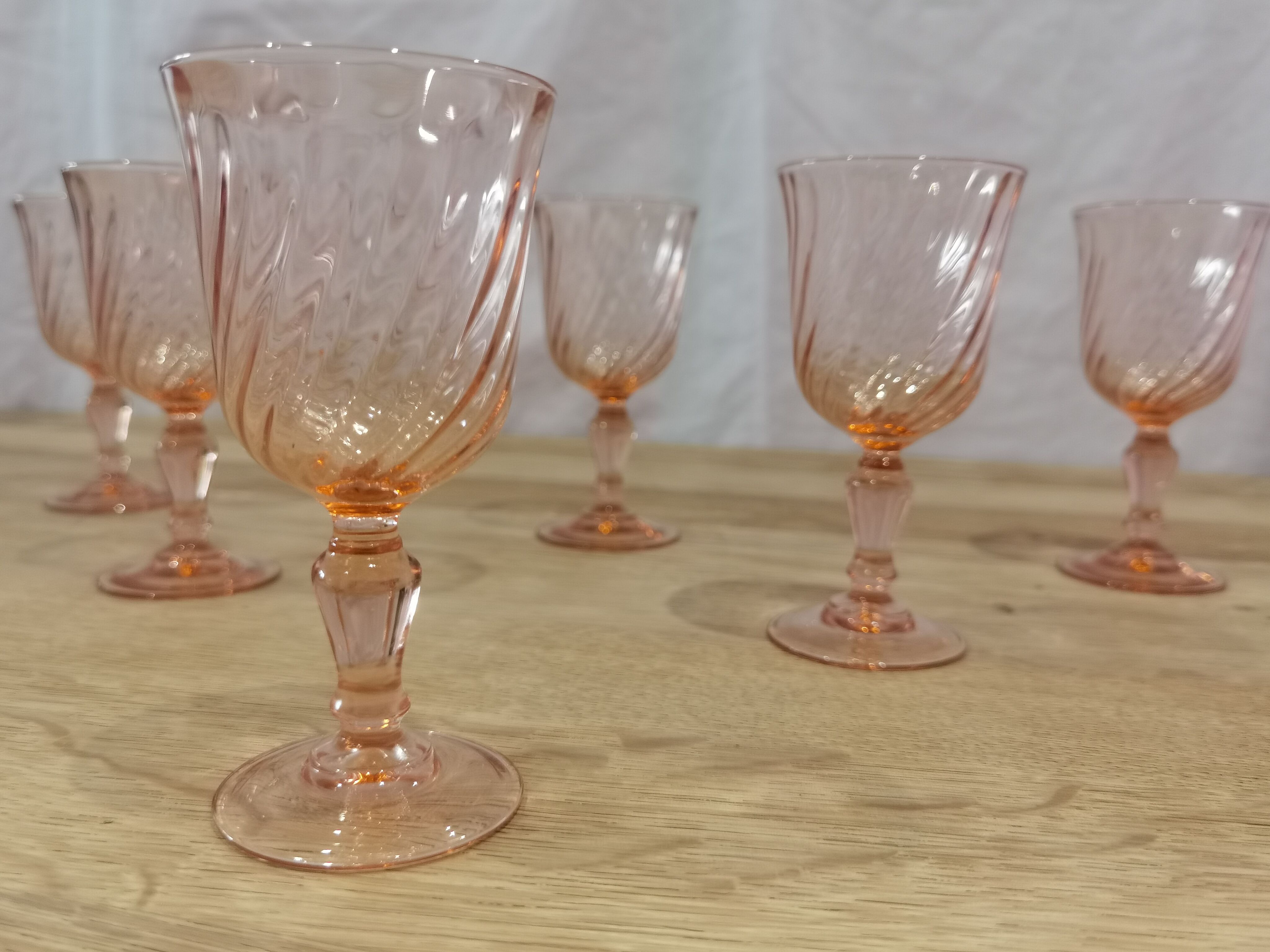 6 glasses wine/aperitif Rosaline Arcoroc Luminarc