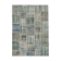 Hand-knotted oriental overdyed 173 cm x 242 cm grey patchwork carpet