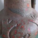 Brutalist pitcher vase in Campo Piannon orezza gres