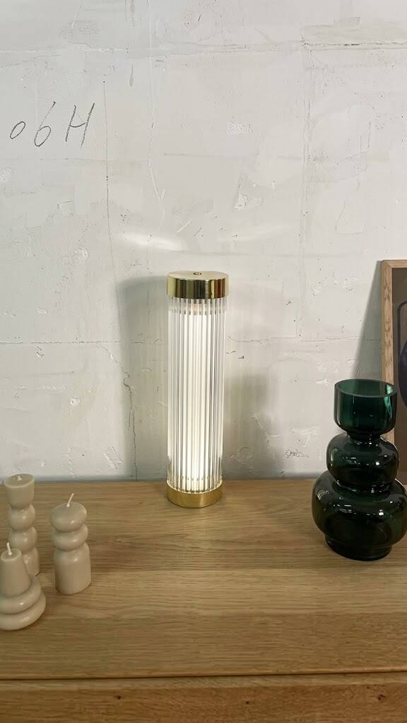 BTC Davey polished brass wall light