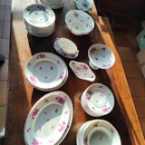 Porcelain service 58 pieces e.Bourgeois Drouot Paris