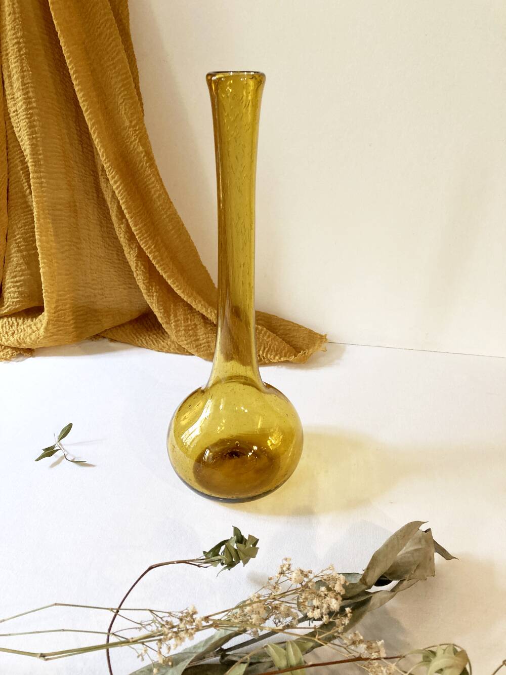 Biot bubble glass soliflore vase, 1950s