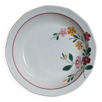 Saladier - motif floral - Sarreguemines