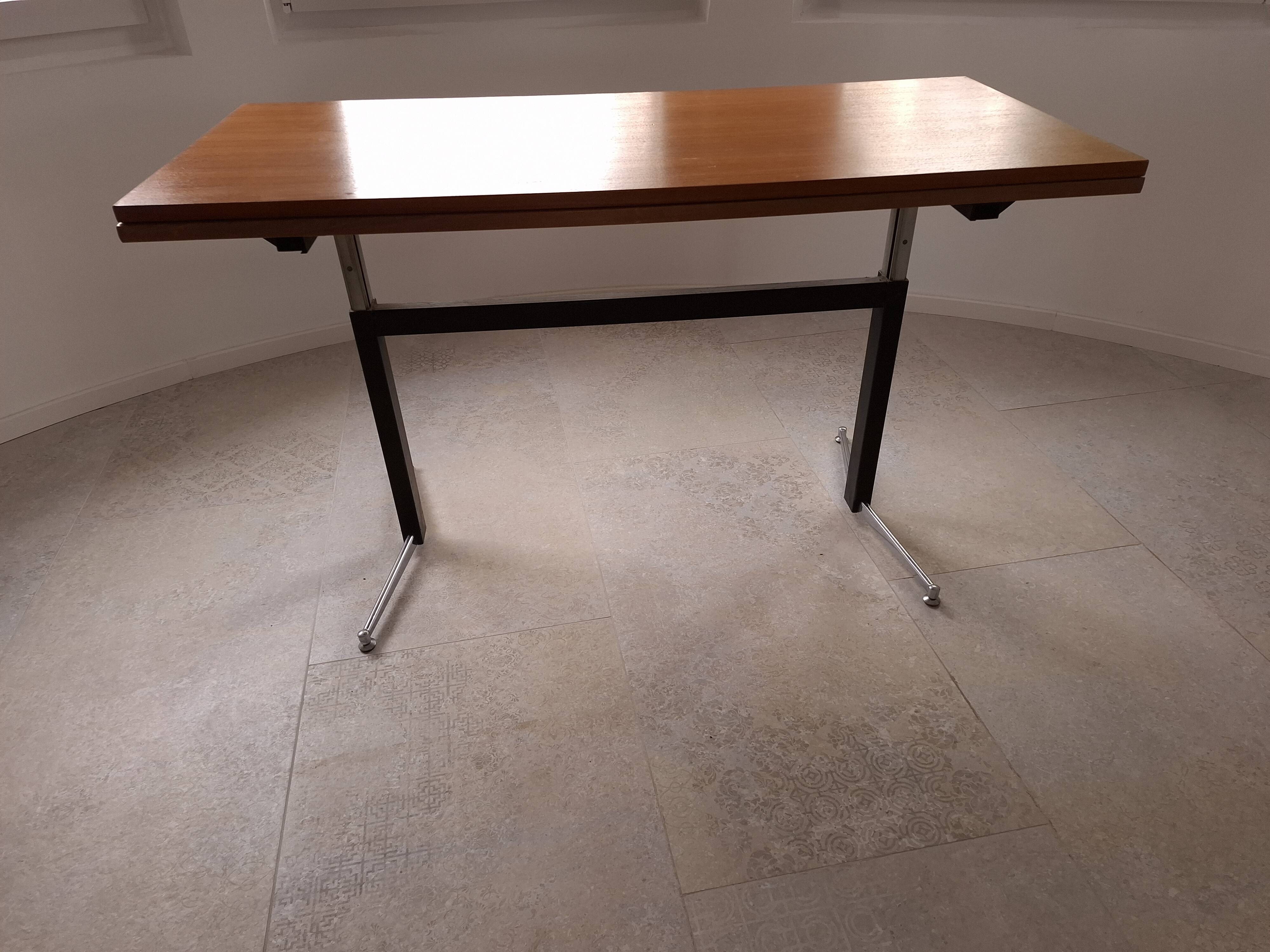 Table modulable extensible, années 50-60