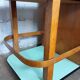 Desserte bar roulant années 50 formica bleu