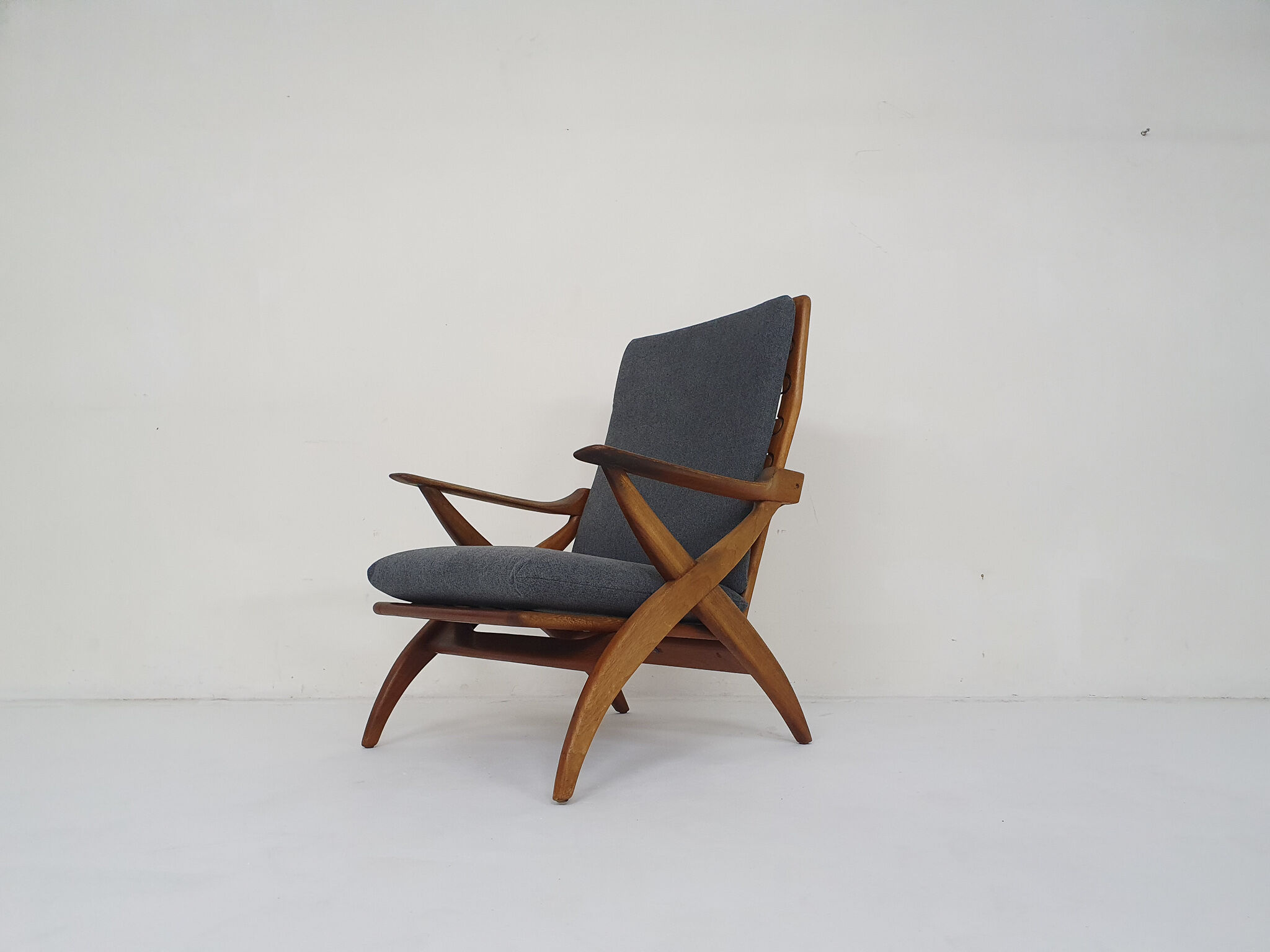 Mid-century teak lounge chair, by Topform, The Netherlands 1950's