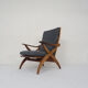 Mid-century teak lounge chair, by Topform, The Netherlands 1950's