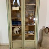 Glass-glazed Parisian wardrobe 1950