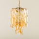 Mid century Murano 'Torciglione' Glass Chandelier by Mazzega, Italy 1970s