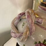 Ceramic lamp pattern roses