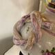 Ceramic lamp pattern roses