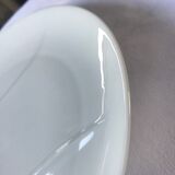 Set of 3 porcelain asparagus plates from Tharaud Limoges