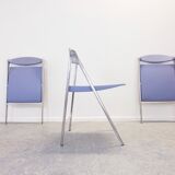 Folding chair "Donald" by Studio Cerri & Associati for Poltrona Frau