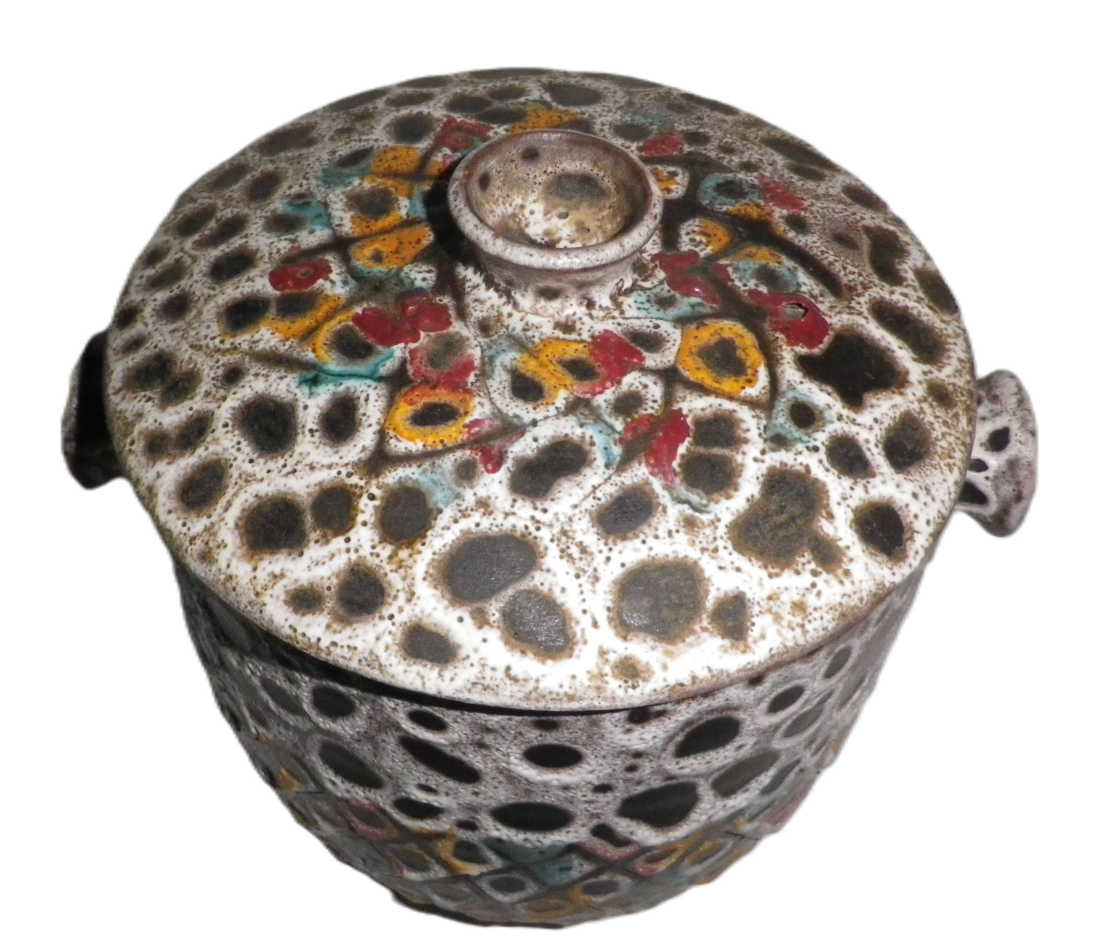 Vallauris ceramic soup tureen