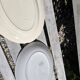 Many old round and long plates from the 60s and 70s.