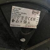 Ikea Nymane mushroom floor lamp TYP G1706 in white metal, 1990