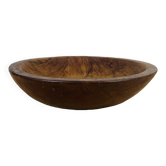 Coupe à fruit vide poche bois d'olivier