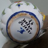 Pot vase Desvres Fourmaintraux Courquin 19th