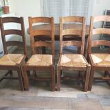 Solid wood table and chairs