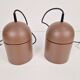 Vintage Uni Pendant Lamps by Vagn Dyring for Nordisk Solar, 1970s, Set of 2
