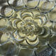 Crystal glass egg dish/tray by August Walther Glass