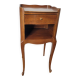 Louis XV style bedside table in cherry wood