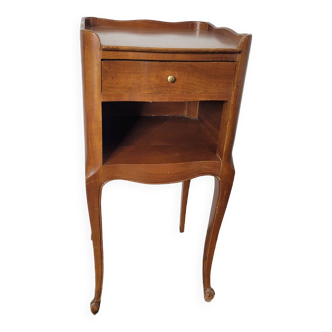 Louis XV style bedside table in cherry wood