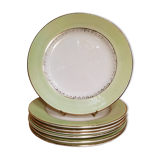 Set of 7 plates in earthenware L'Amandinoise