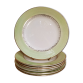 Set of 7 plates in earthenware L'Amandinoise