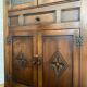 Rustic solid wood china buffet