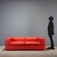 Cinova sofa model "711" by Tito Agnoli