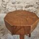 Vintage Oak Stool – Solid Oak Seat – Rustic 1960s Crafts – 31×31×50 cm