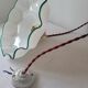 Suspension en opaline blanche