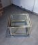 Vintage coffee table 1960/1970 chrome and gold - Lancel house