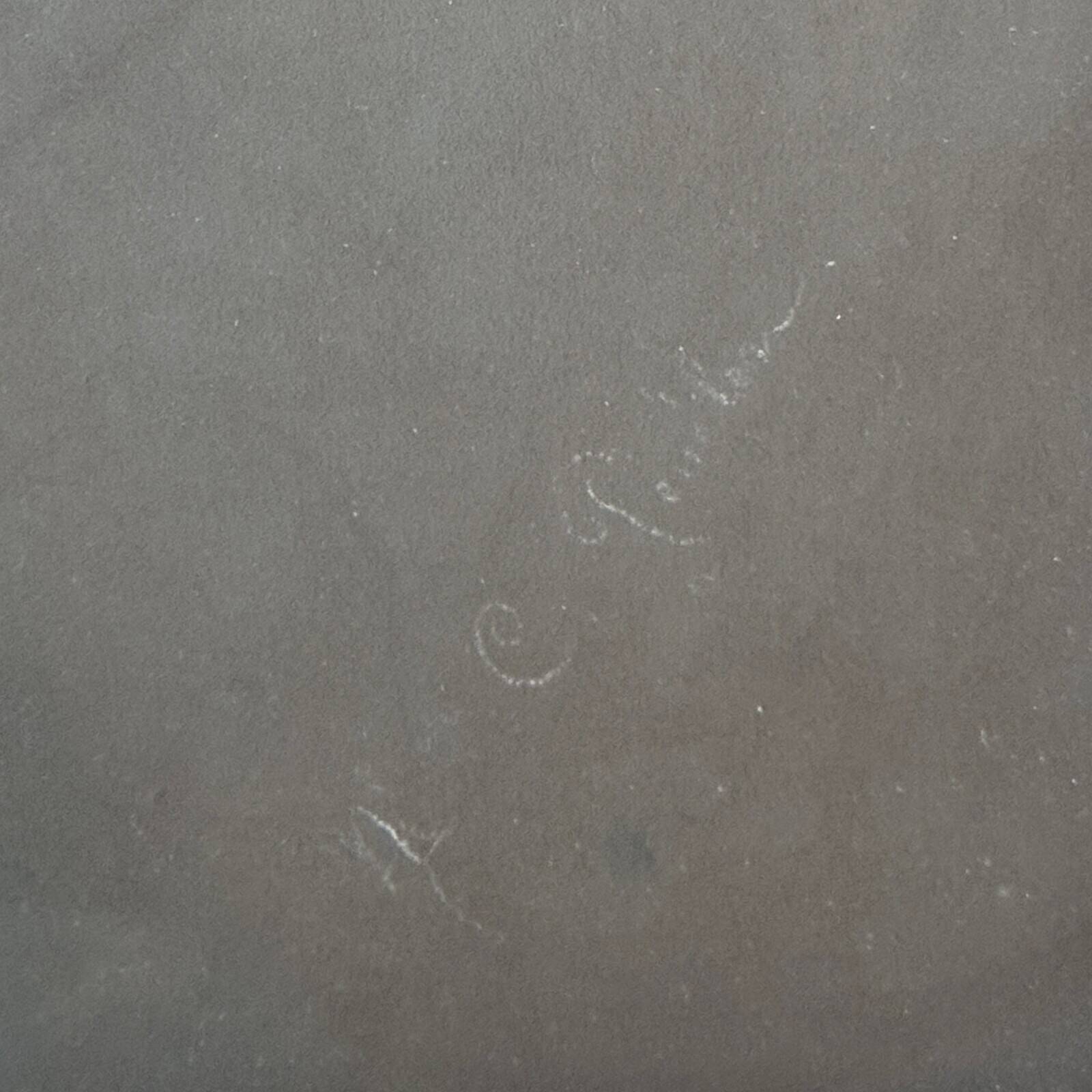 Watercolor on paper portrait of a young girl with a sword 19th century