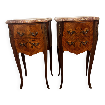 Pair of Louis XV bedside tables