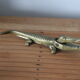 Crocodile brass nutcracker