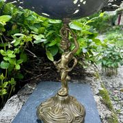 Large bronze fruit bowl from the 19th century.